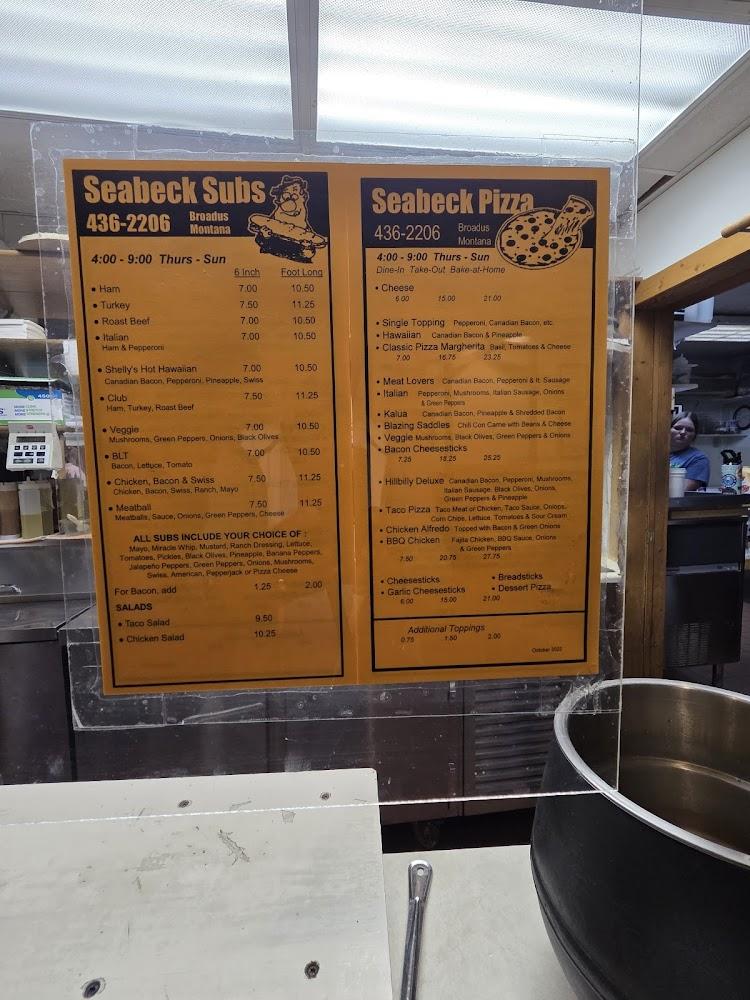 Seabeck Pizza & Subs Menu image 1